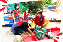 สีน้ำเงิน สีขาว สีเหลือง สนุกสนาน สุขสันต์วันแม่ Instagram Post - 6