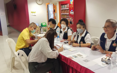 อาสาสมัครกาชาดปฏิบัติงานรณรงค์บริจาคดวงตา อวัยวะ ร่างกาย