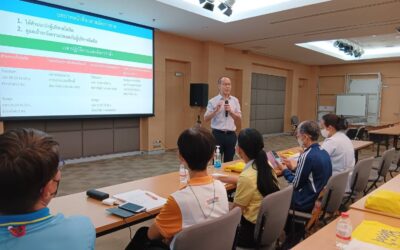 การอบรมเตรียมความพร้อมอาสาสมัครกาชาดปฏิบัติงานศูนย์บริการโลหิตแห่งชาติ สภากาชาดไทย