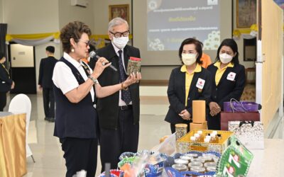 เลขาธิการสภากาชาดไทยเยี่ยมชมกิจกรรมของอาสาสมัครกาชาด “โครงการอาสาสมัครกาชาดร่วมใจพัฒนาชุมชนและสังคม”