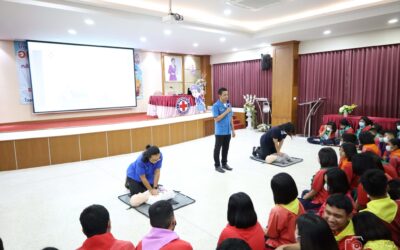โรงเรียนอุบลรัตนราชกัญญาราชวิทยาลัยพัทลุง จัดอบรมหลักสูตรพื้นฐานยุวกาชาด และหลักสูตรการปฐมพยาบาลเบื้องต้น