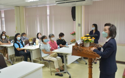 การทบทวนและฟื้นฟู ความรู้ทักษะอาสาสมัครกาชาด (อาสากาชาดจักษุโมเดล)