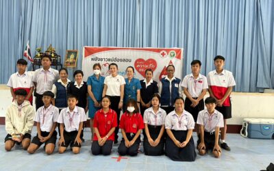 อาสายุวกาชาดโรงเรียนปายวิทยาคารเข้าร่วมกิจกรรมบริจาคโลหิต เดือนกรกฎาคม 2566