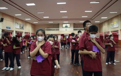 อบรมหลักสูตรพื้นฐานยุวกาชาดโรงเรียนนวมินทราชินูทิศ เบญจมราชาลัย