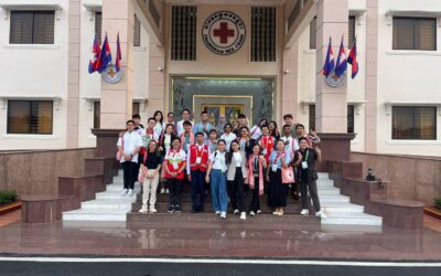 อาสายุวกาชาดไทยเข้าร่วมประชุม ณ กรุงพนมเปญ กัมพูชา