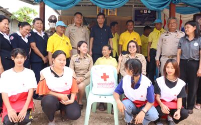ศูนย์ส่งเสริมการเรียนรู้อำเภอคีรีมาศ จังหวัดสุโขทัย ร่วมหน่วยบำบัดทุกข์ บำรุงสุข ร่วมกับ เหล่ากาชาดจังหวัดสุโขทัย