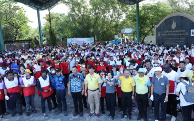 รวมพลังอาสาสมัครกาชาด รักษ์เรา รักษ์โลก ณ บางปู เนื่องในวันอาสาสมัครสากล