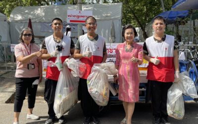 ผู้อำนวยการสำนักงานยุวกาชาดและอาสาสมัครกาชาด พบปะอาสาสมัครกาชาด และให้กำลังใจอาสาสมัครกาชาดที่ปฏิบัติงานในงานกาชาดประจำปี 2566