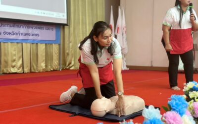 โครงการอบรมและพัฒนาศักยภาพอาสายุวกาชาด จังหวัดกำแพงเพชร