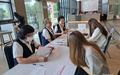 อาสาสมัครกาชาดออกหน่วยประจำเดือนกุมภาพันธ์