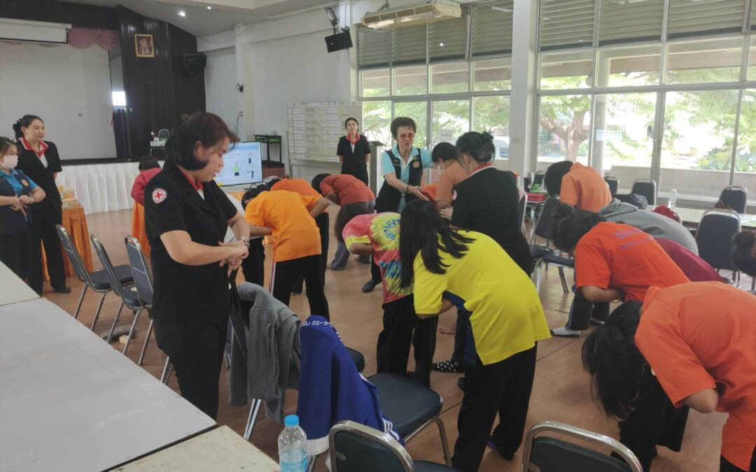 อาสาสมัครกาชาดจัดกิจกรรมด้วยรักจากแม่ เนื่องในวันแม่แห่งชาติ