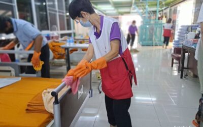 คณะอาสาสมัครกาชาดร่วมใจดูแลพระสงฆ์อาพาธระยะสุดท้าย ณ สำนักสงฆ์ป่ามะขาม นครราชสีมา