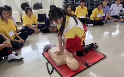 โครงการอบรมอาสายุวกาชาดเรื่องการปฐมพยาบาลเบื้องต้น ประจำปี 2568