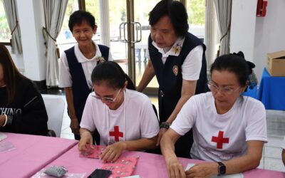 โครงการอาสาสมัครกาชาดสร้างอาชีพสู่ชุมชนกลุ่มแม่บ้านและกลุ่มเปราะบางทางสังคม ณ จังหวัดอุทัยธานี