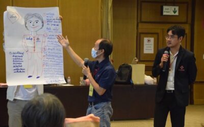 การปฐมนิเทศอาสาสมัครกาชาดใหม่เพื่อสนับสนุนบริการทางการแพทย์