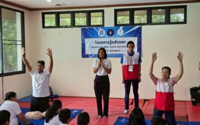 งานดีๆ เพื่อสังคม: “รู้แล้วรอด” ผนึกกำลังอาสาสมัครกาชาดและพันธมิตร เสริมทักษะป้องกันตัวและช่วยชีวิต!