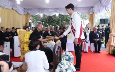 กุลบุตร-กุลธิดากาชาดเข้ารับพระราชทานเกียรติบัตร ในงานกาชาดประจำปี 2568