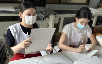 อาสาสมัครสภากาชาดไทย จำนวน 222 ราย ร่วมสนับสนุนการจัดทำบัตรทาบเลือกตั้งสำหรับผู้พิการทางสายตา 300,000 ใบ