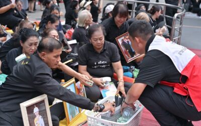 คณะรัฐศาสตร์ จุฬาฯ ร่วมกับ อาสาสมัครกาชาด บำเพ็ญประโยชน์น้อมรำลึกในพระมหากรุณาธิคุณ น้อมส่งเสด็จ สมเด็จพระเจ้าลูกเธอ เจ้าฟ้าพัชรกิติยาภาฯ