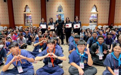 สำนักงานยุวกาชาดและอาสาสมัครกาชาดอบรมความรู้ โครงการ “ส่งเสริมศักยภาพผู้นำนักเรียน ครั้งที่ 12”