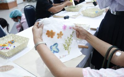 เปลี่ยนเวลารอรับยา…ให้เป็นเวลาสร้างสุข ด้วยกระเป๋าผ้าทำมือจากหัวใจอาสา