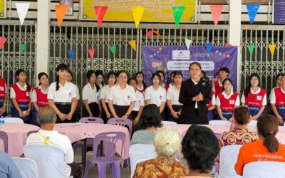 ชมรมอาสายุวกาชาดโรงเรียนบ้านไผ่ ลงพื้นที่คัดกรองพาร์กินสันแก่ประชาชน ครั้งที่ 4