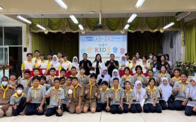 ผู้นำเยาวชนอาสาสมัครสภากาชาดไทย รุ่นที่ 2 จัดโครงการ “พลัง kids พลิกไอเดีย” ปลูกจิตสำนึกแยกขยะและรักษ์สิ่งแวดล้อม ณ รร.มัธยมนาคนาวาอุปถัมภ์